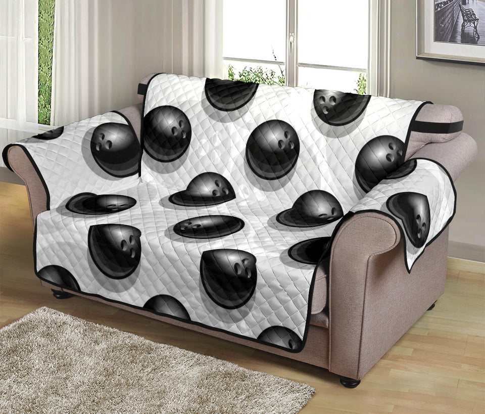 Bowling Ball Pattern Loveseat Couch Cover Protector