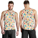 Saxophone Pattern Background Men Tank Top