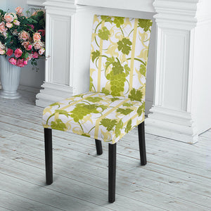 Grape Pattern Background Dining Chair Slipcover