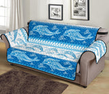 Dolphin Tribal Pattern Ethnic Motifs Sofa Cover Protector