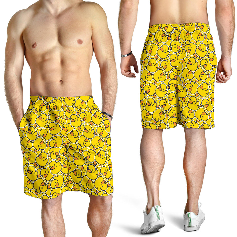 Duck Toy Pattern Print Design 04 Men Shorts