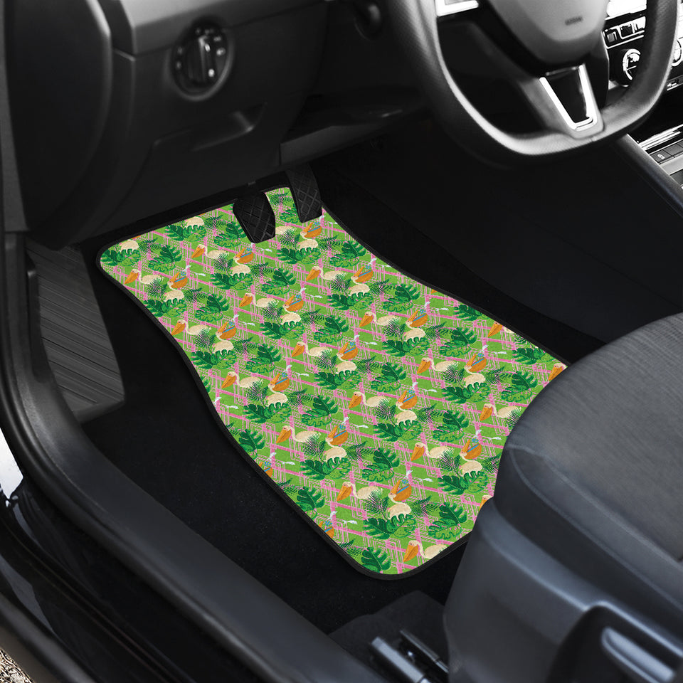 Pelican Pattern Print Design 05 Front Car Mats