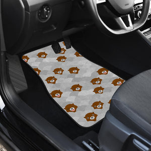 Cute Otter Pattern Front Car Mats