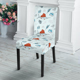 Swordfish Pattern Print Design 03 Dining Chair Slipcover