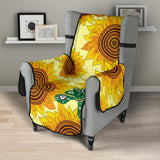 Sunflower Butterfly Pattern Chair Cover Protector