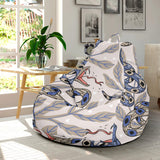 Snake Leaves Pattern Bean Bag Cover