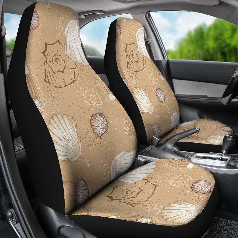 Shell Pattern Sand Universal Fit Car Seat Covers