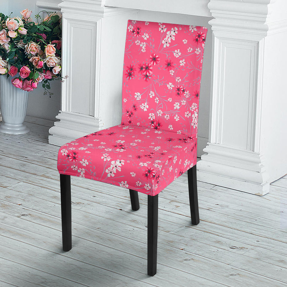 Sakura Pattern Background Dining Chair Slipcover
