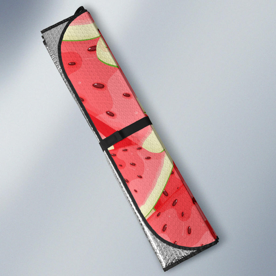 Watermelon Pattern Background Car Sun Shade