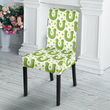 Horseshoes Pattern Print Design 02 Dining Chair Slipcover