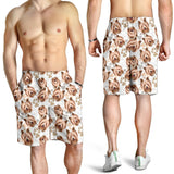 Yorkshire Terrier Pattern Print Design 04 Men Shorts