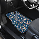 Pelican Pattern Print Design 01 Front Car Mats