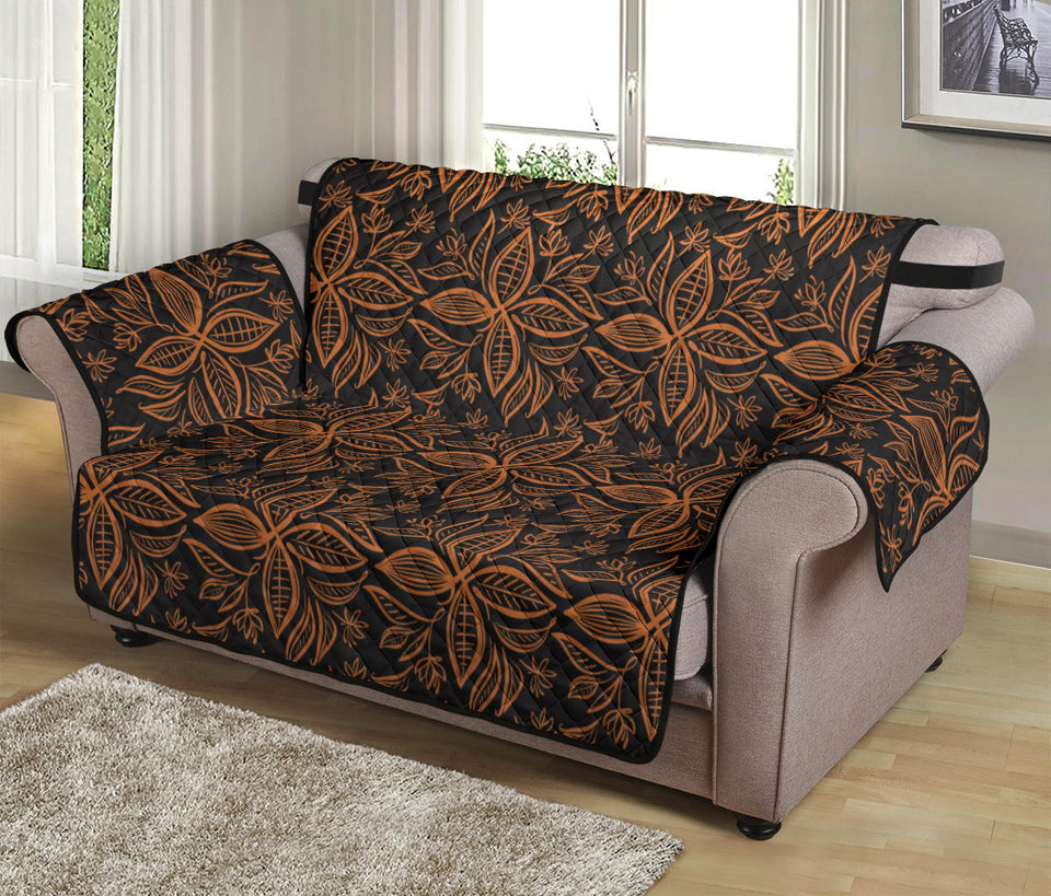 Cocoa Pattern Loveseat Couch Cover Protector