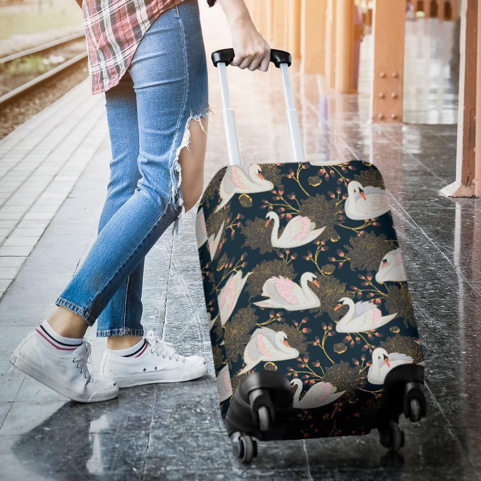 Swan Pattern Luggage Covers