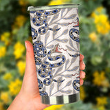 Snake Leaves Pattern Tumbler