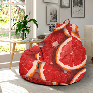 Sliced Grapefruit Pattern Background Bean Bag Cover