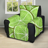 Sliced Lime Pattern Recliner Cover Protector