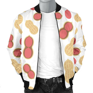 Peanut Theme Pattern Men Bomber Jacket