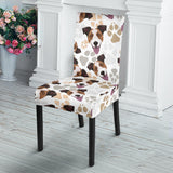 Jack Russel Pattern Print Design 05 Dining Chair Slipcover
