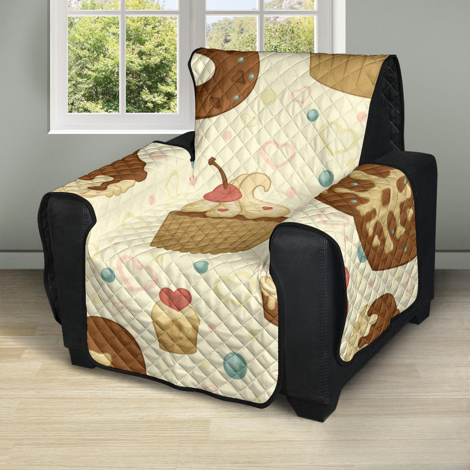 Cake Pattern Recliner Cover Protector