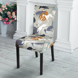 Greyhound Pattern Print Design 04 Dining Chair Slipcover