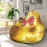 Sunflower Butterfly Pattern Bean Bag Cover