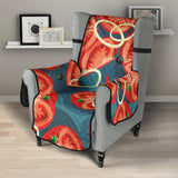 Tomato Pattern Background Chair Cover Protector