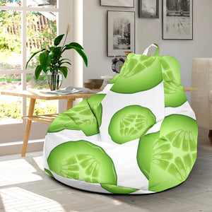 Sliced Cucumber Pattern Bean Bag Cover