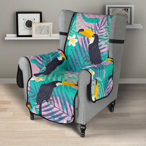 Toucan Pattern Background Chair Cover Protector