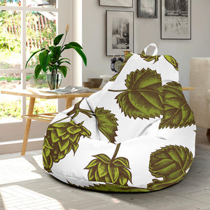 Hop Leaves Pattern Bean Bag Cover