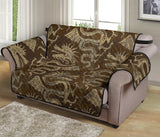 Dragon Pattern Loveseat Couch Cover Protector