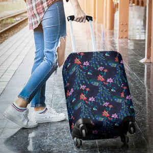 Peacock Feather Pattern Luggage Covers