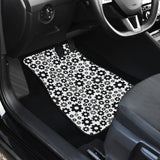 Gear Pattern Print Design 01 Front Car Mats