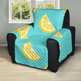 Lemon Theme Pattern Recliner Cover Protector