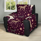 Horse Pattern Background Recliner Cover Protector