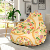 Pizza Theme Pattern Bean Bag Cover