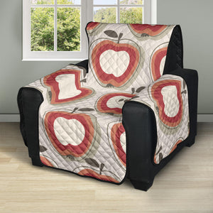 Red Apple Pattern Recliner Cover Protector