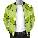 Kiwi Pattern Background Men Bomber Jacket