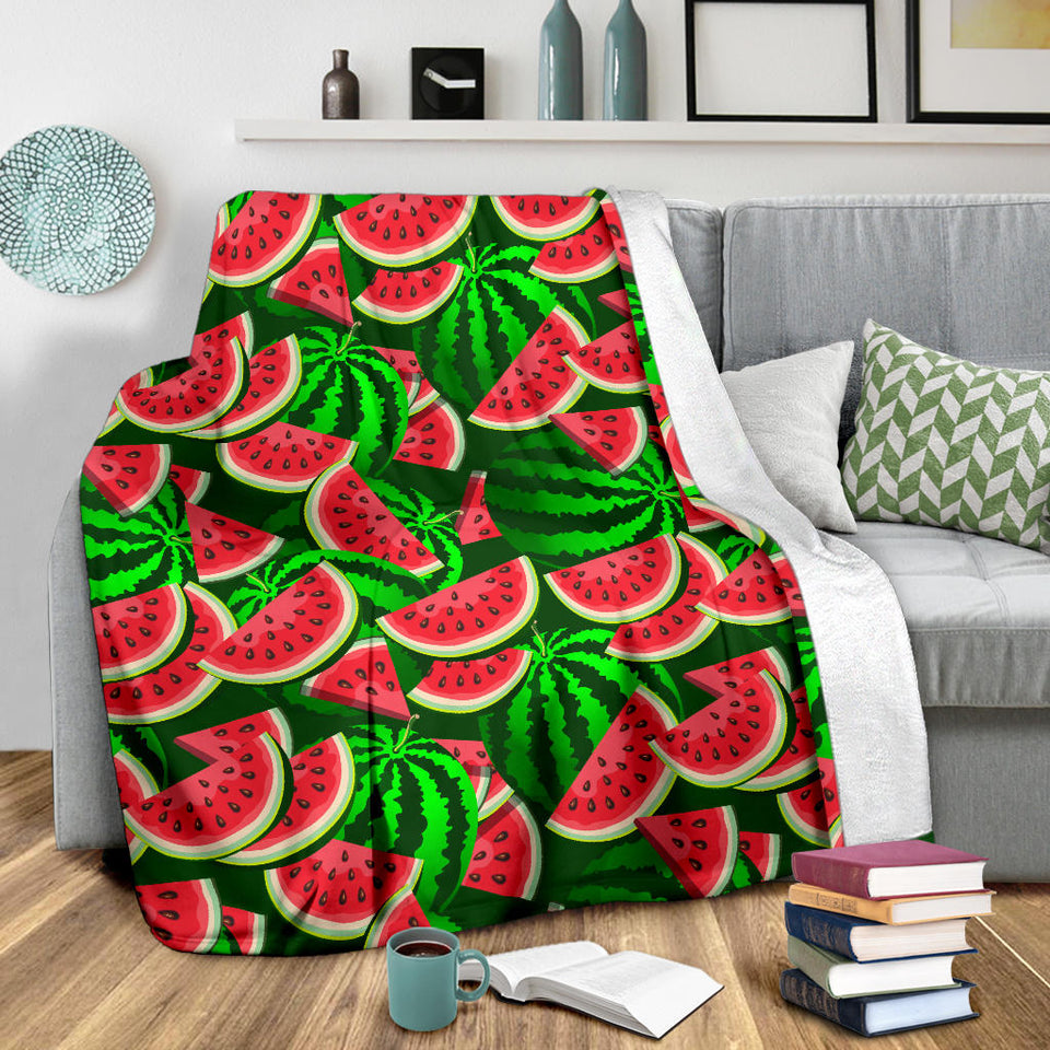 Watermelon Pattern Theme Premium Blanket