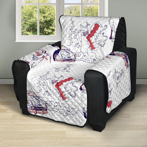 Goat Car Pattern Recliner Cover Protector