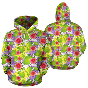 Guava Pattern Men Women Pullover Hoodie