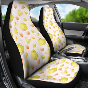 Tea pots Pattern Print Design 03 Universal Fit Car Seat Covers