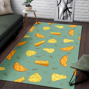 Cheese Pattern Background Area Rug