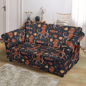 Octopus Pattern Loveseat Couch Slipcover