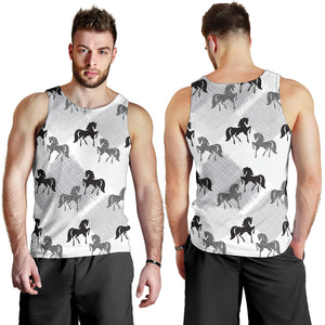 Horse Pattern Men Tank Top