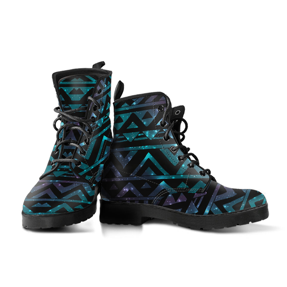 Space Tribal Galaxy Pattern Leather Boots