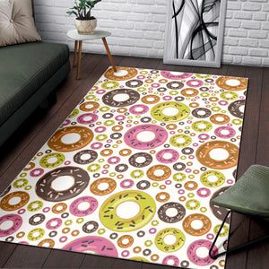 Colorful Donut Pattern Area Rug