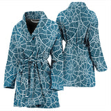 Shell Pattern Theme Women Bathrobe
