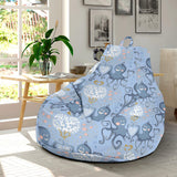 Octopus Heart Pattern Bean Bag Cover