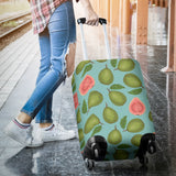 Guava Pattern Green Background Luggage Covers
